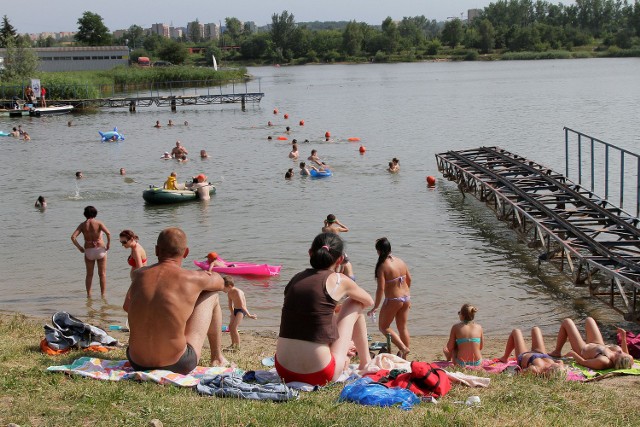 Na Bagrach można pływać tylko w wyznaczonym miejscu