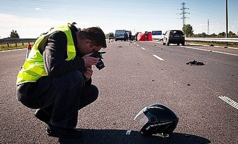 Tragiczny wypadek na A1 w Bytomiu. Zginęło dwóch motocyklistów [ZDJĘCIA i WIDEO]