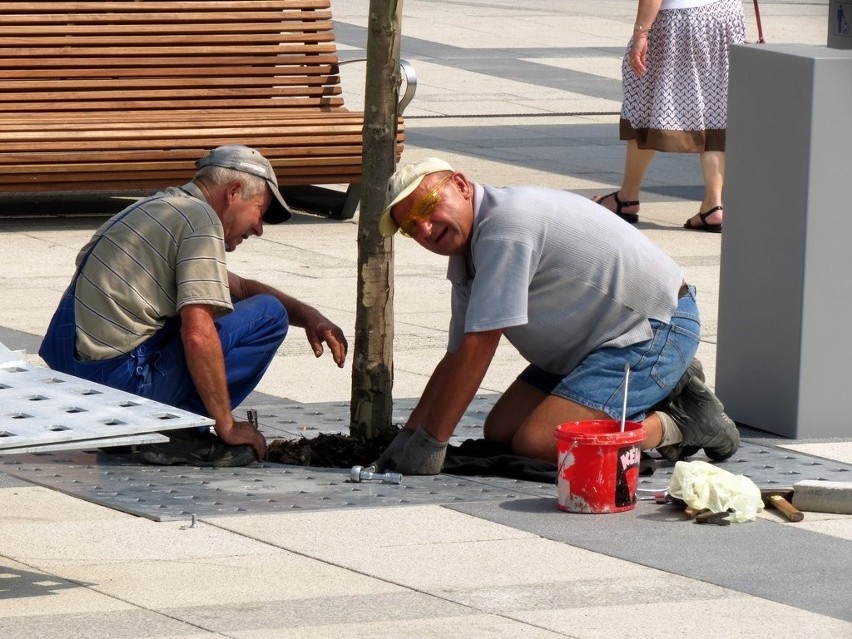 Wrocław: Na Dworcu Głównym już naprawiają to, co remontowali (ZDJĘCIA)