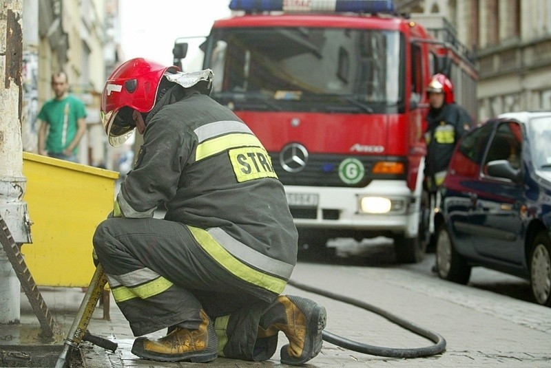 Wrocław: Pożar piwnicy przy św. Antoniego