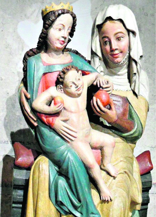 Rzeźbę Świętej Anny Samotrzeć można oglądać w żywieckim muzeum do końca lutego