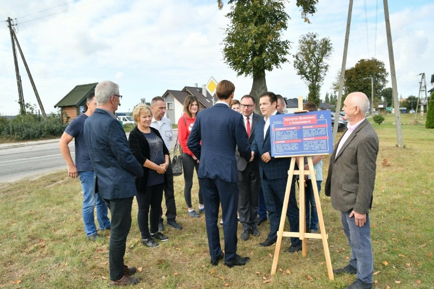 Łączymy Skarszewy z Gdańskiem - konferencja kandydatów z PiS na burmistrza Skarszew oraz na prezydenta Gdańska [ZDJĘCIA]