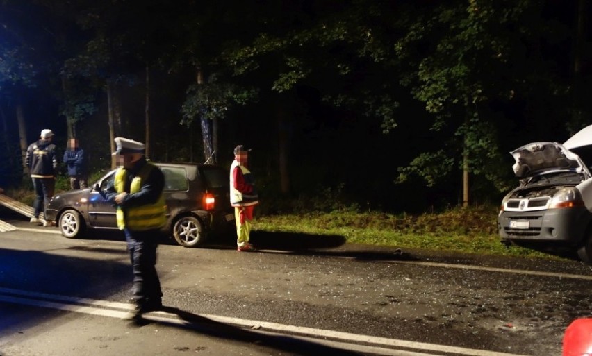 Wypadek między Białogórzem a Wyrębą