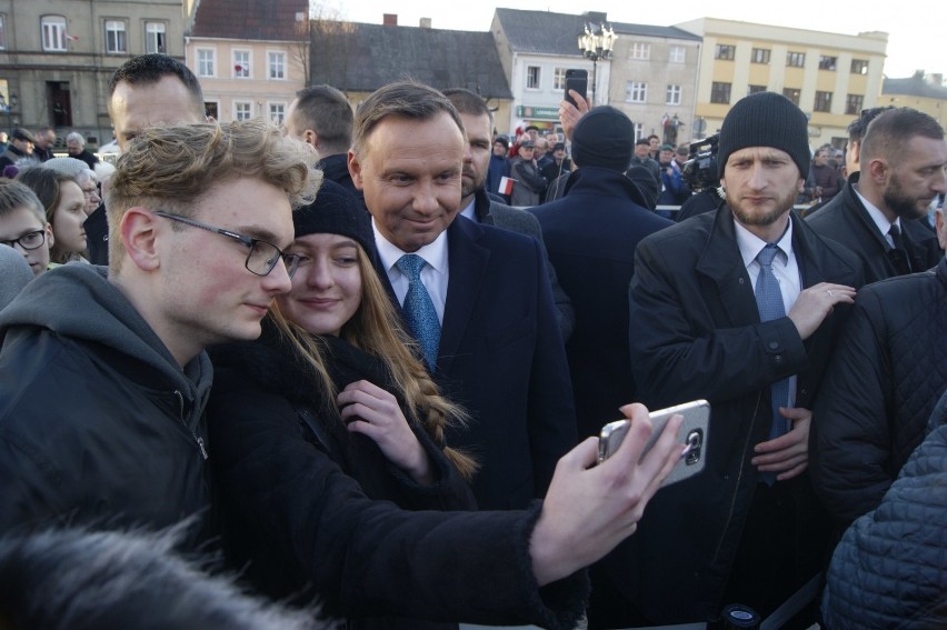 Prezydent RP Andrzej Duda odwiedził we wtorek Grodzisk Wielkopolski [ZDJĘCIA]