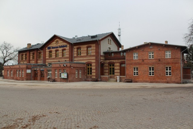 Zmodernizowany dworzec kolejowy w Świebodzinie