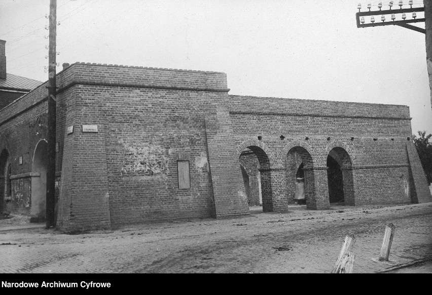 Fragment twierdzy zamojskiej, w którym znajdowała sie cela Łukasińskiego, rok 1929.