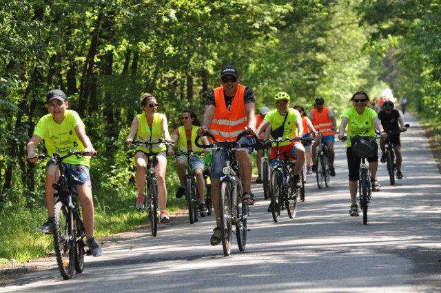 Rodzinny Rajd Rowerowy 2023 na terenie gminy Kamieńsk