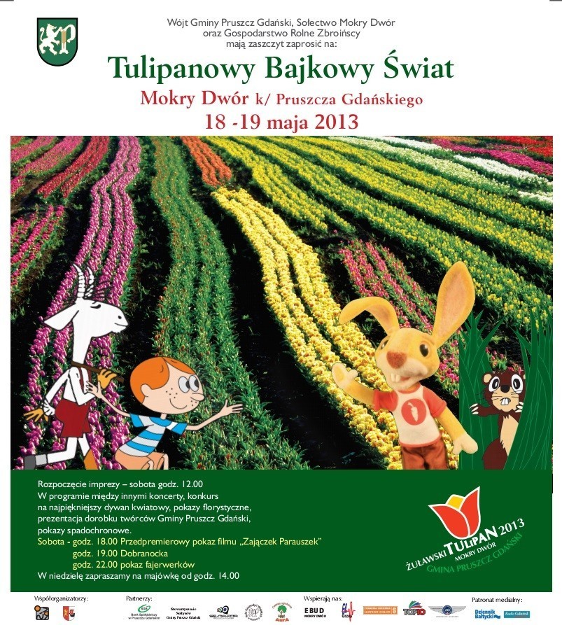 Mokry Dwór. W sobotę 18 maja odbędzie się V edycja Żuławskiego Tulipana
