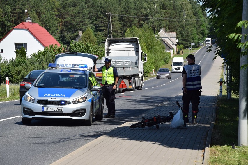 Gmina Trzebielino. Dwa wypadki na drodze krajowej nr 21 (FOTO)