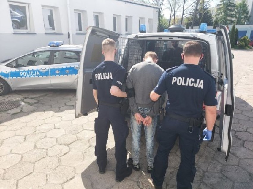 Policjanci z Bełchatowa zatrzymali mężczyznę podejrzanego o...