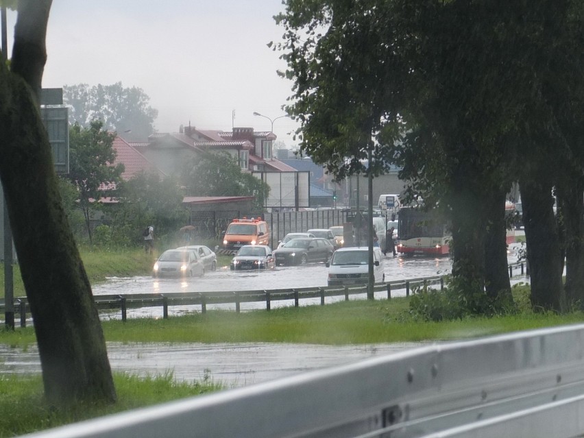 Gwałtowne opady deszczy nad Gdańskiem