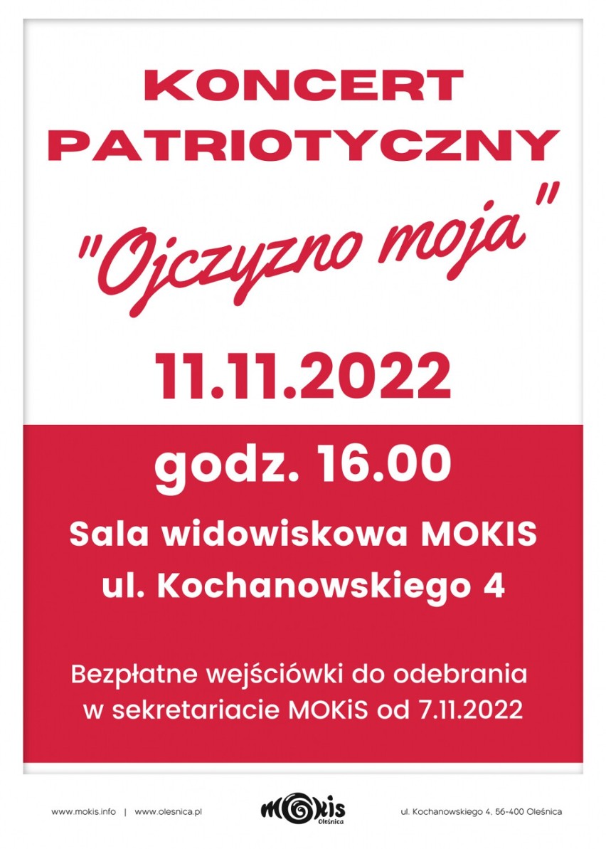 Święto Niepodległości w Oleśnicy. Co będzie się działo 11 listopada?