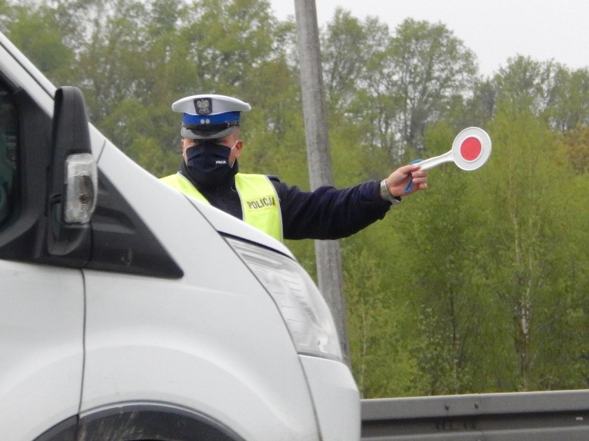 Olkusz. Policyjna akcja pomiaru prędkości na drodze krajowej 94