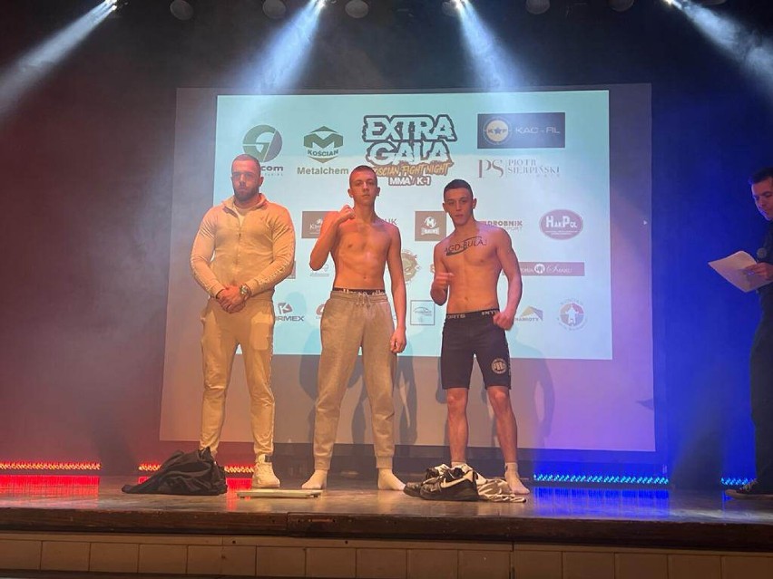 Kościan Fight Night z udziałem naszych! Wiktor Walerowicz i Kamil Duszyński stoczyli swoje walki podczas sobotniej gali sportów walki