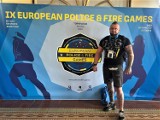 Policjant z Legnicy ze złotym medalem na 9th European Police & Fire Games Torrevieja Alicante Spain 2023