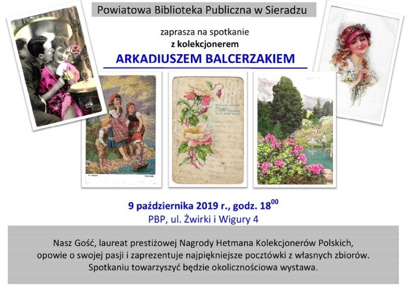 Spotkanie z kolekcjonerem Arkadiuszem Balcerzakiem w sieradzkiej PBP - w środę 9 października