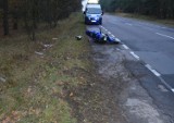 Olecko: Wypadek z udziałem motocyklisty      