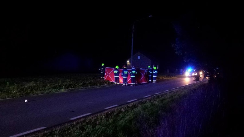 Śmiertelny wypadek pod Kaliszem. Auto potrąciło mężczyznę