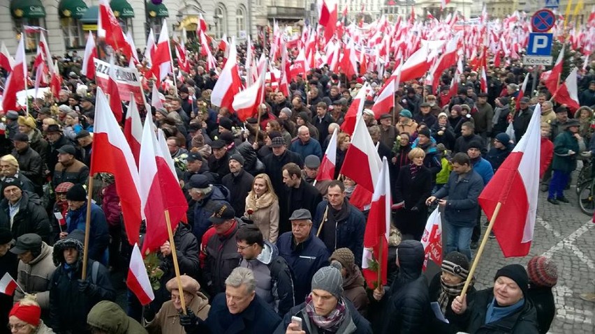 Lębork na marszu w Warszawie