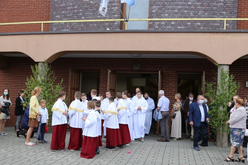 Procesja Bożego Ciała w parafii Świętego Józefa Opiekuna Kościoła w Wolsztynie