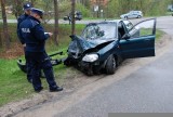 Wypadek koło Piaśnicy. Zderzyły się daewoo i fiat