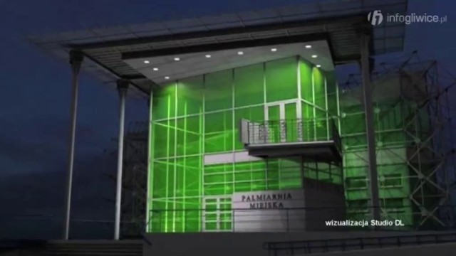 Palmiarnia w Gliwicach zostanie podświetlona światłami LED.