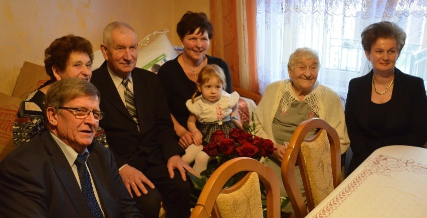 Najstarsza mieszkanka powiatu świętowała swoje 102. urodziny