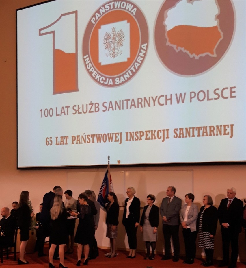 Powiatowa Stacja Sanitarno-Epidemiologiczna w Pucku na gali 65-lecia w Gdańsku