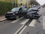 Pleszew. Wypadek na skrzyżowaniu Lipowej i Słowackiego