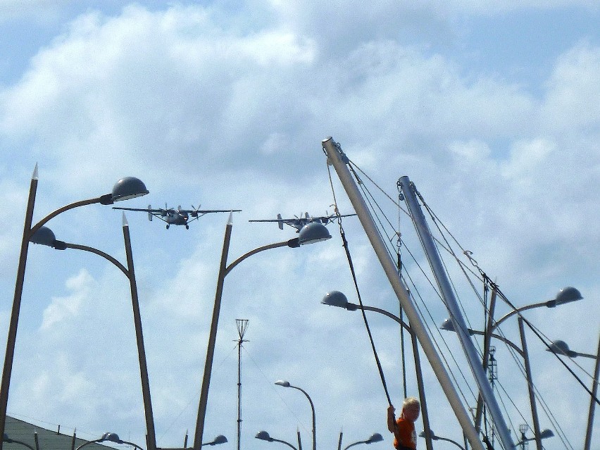 Lotnicze szoł w Darłowie FILMY WIDEO i zdjęcia