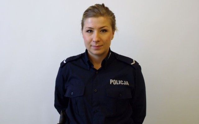Sierż. Paulina Podgórska w Policji służy już od 7 lat.