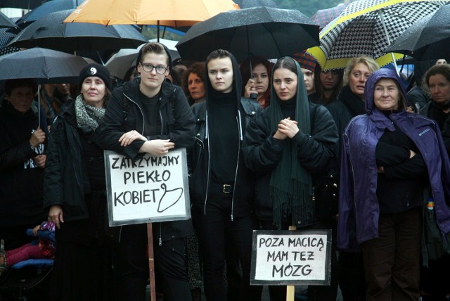 W Czarnym Poniedziałku, 3 października, w Lublinie udział wzięło około tysiąca osób.