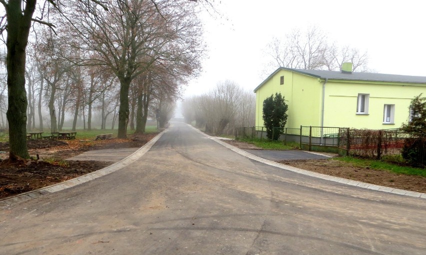 Droga w Bliżycach w gminie Skoki już wykonana 