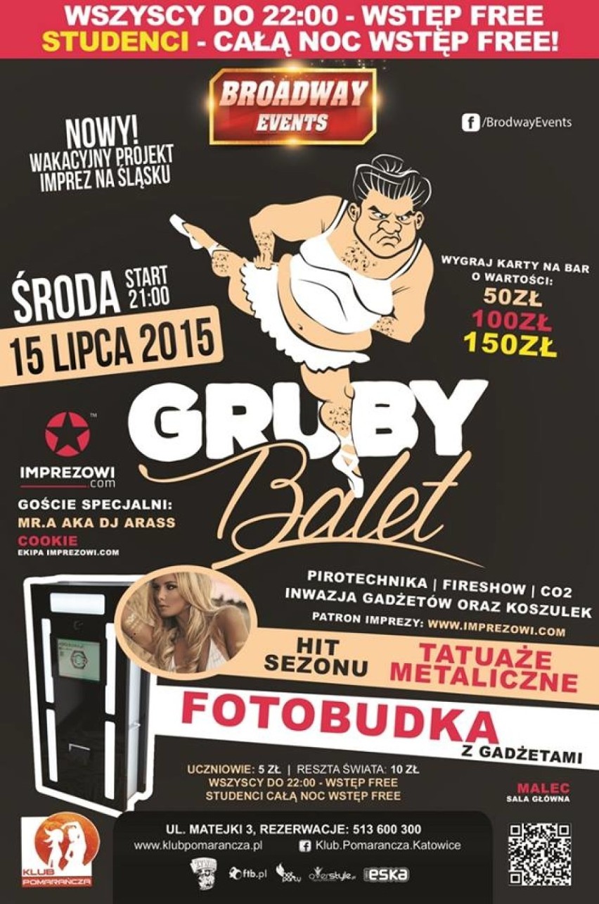 Wakacyjna środa: Gruby balet w katowickiej Pomarańczy [ZDJĘCIA]