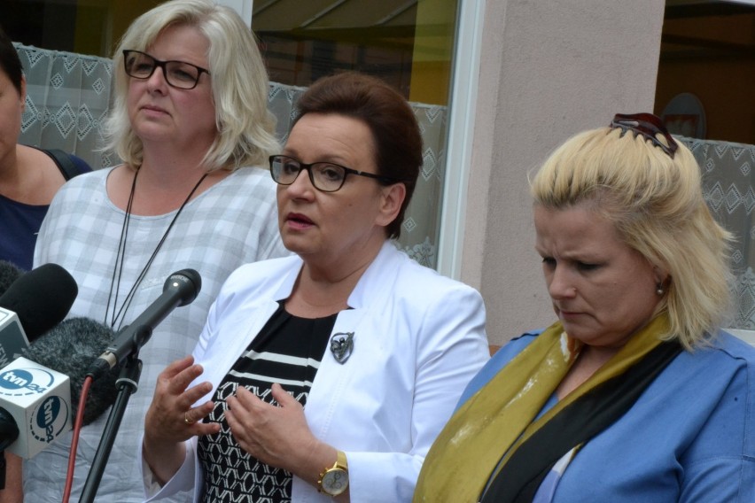 Anna Zalewska, minister edukacji w Nowej Cerkwi