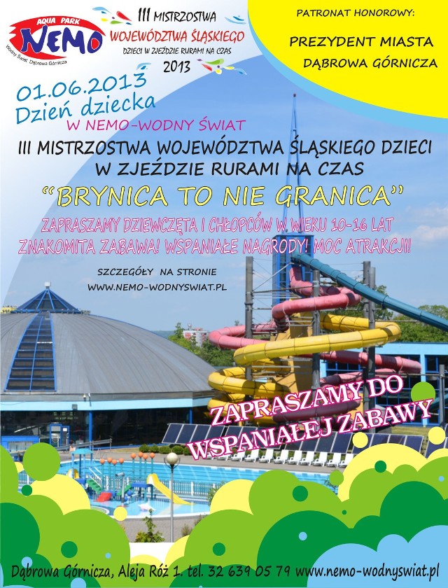 Aquapark Nemo Wodny Świat zaprasza na mistrzostwa