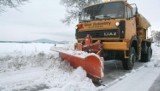 Zima wróciła, sprzęt w akcji. 40 pługów i posypywarek na drogach wojewódzkich