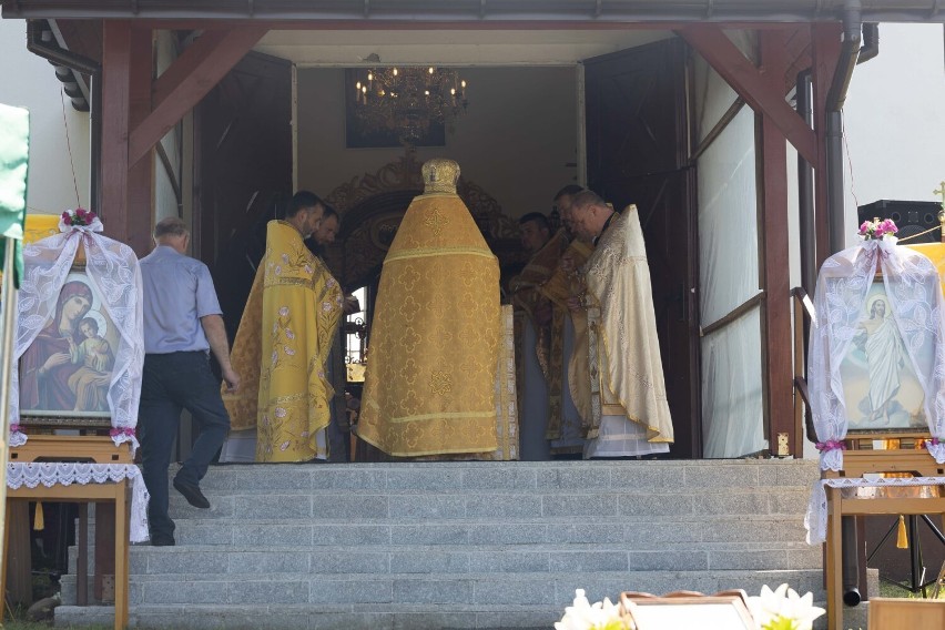 Święto kapliczki prawosławnej w Siderce. Była procesja, czytanie Ewangelii i życzenia 