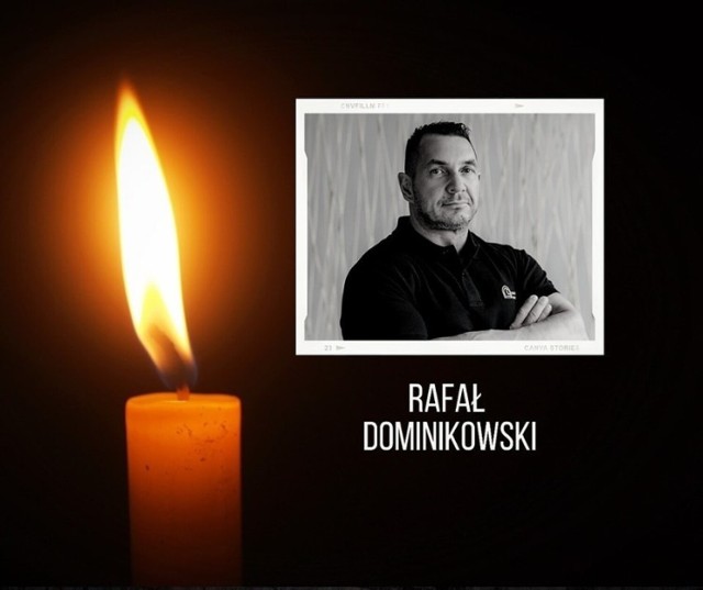 Rafał Dominikowski zginął w wypadku samochodowym w Małym Czystem w gminie Stolno
