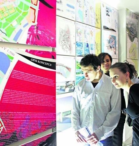 Na wystawie pokazano kilkadziesiąt pomysłów rozwiązań urbanistycznych