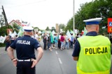 Blokada drogi wojewódzkiej nr 254 w Olimpinie! Ruch utrudniony z powodu protestu mieszkańców