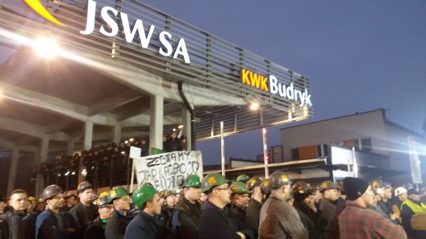 Strajk w KWK Budryk 2015