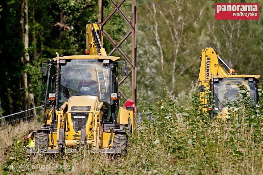 Teren poszukiwań "Złotego Pociągu" został ogrodzony