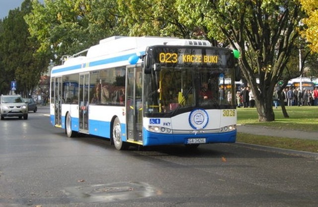 Nowe trolejbusy mogą przez 5 km jeździć bez szelek