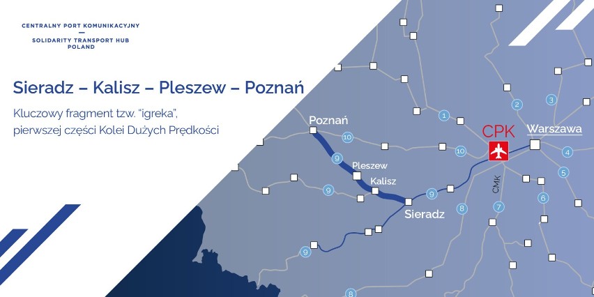 Z Pleszewa do Poznania w 30 minut? Ruszają prace przygotowawcze dla linii CPK Kalisz-Pleszew-Poznań