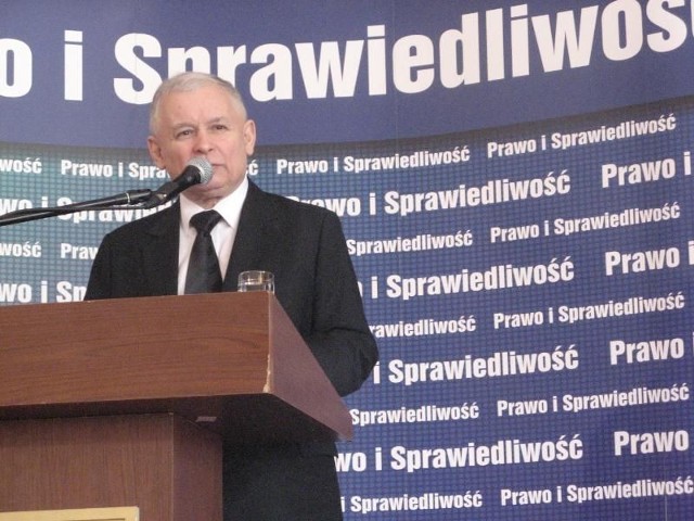 Prezes Jarosław Kaczyński w Miliczu