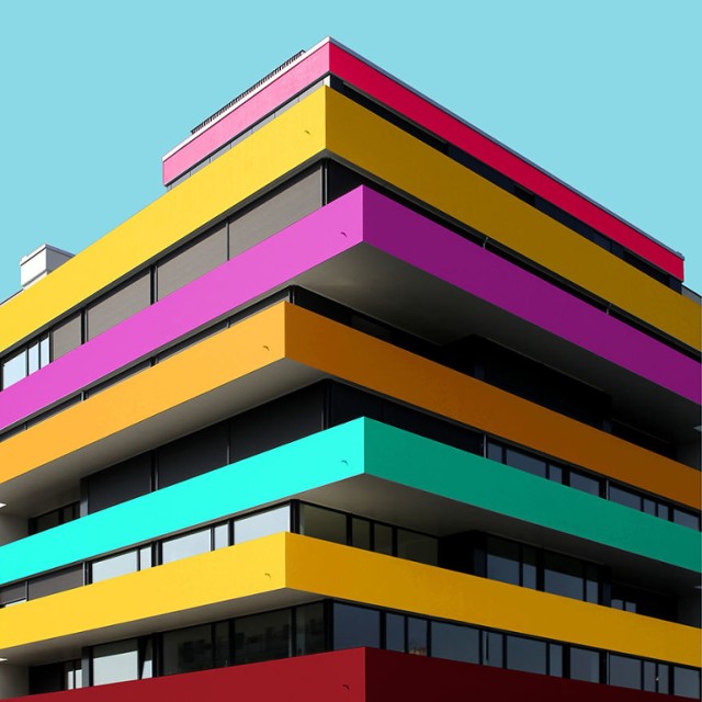 Kreatywna architektura. Niesamowite budynki "pokolorowane" przez studenta architektury!