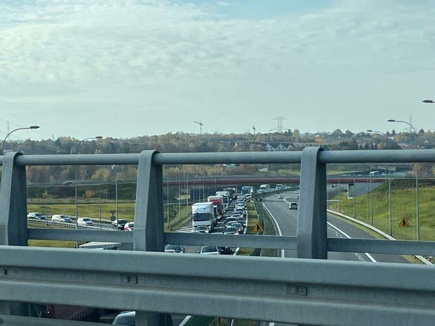 Korki na A4 Kraków - Rzeszów, 29 października