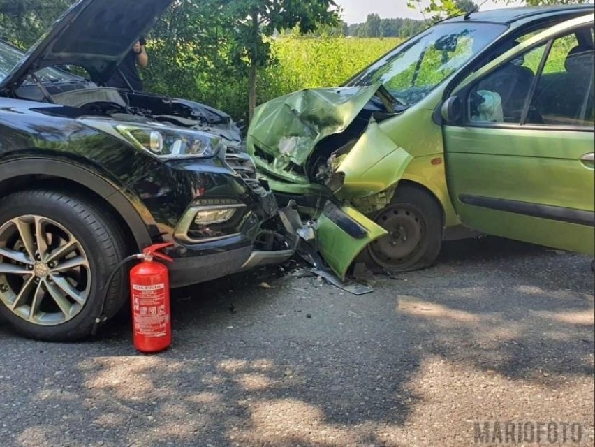 Wypadek w Dąbrówce Dolnej.