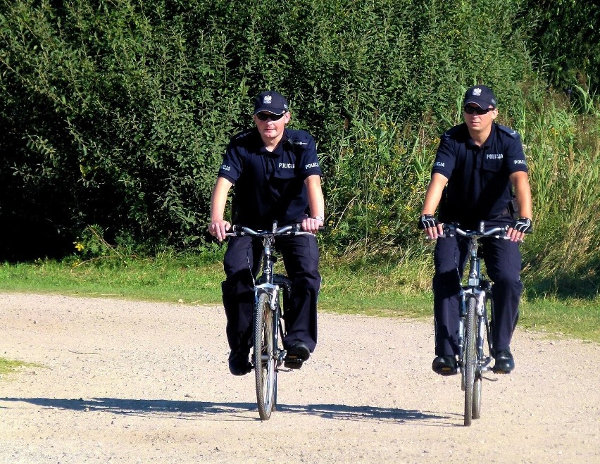 Piotrkowscy policjanci na rowerach